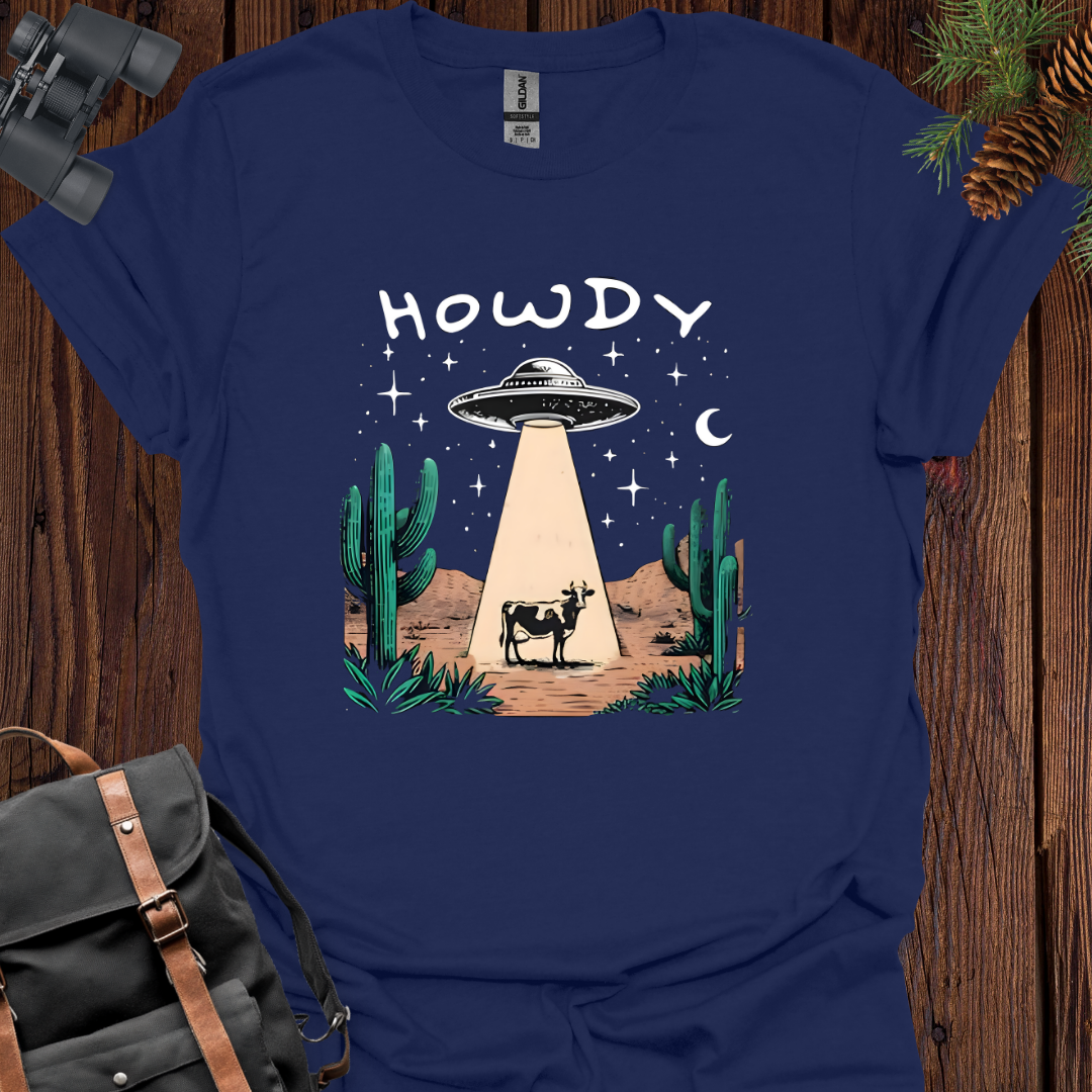 Howdy UFO Cow Abduction