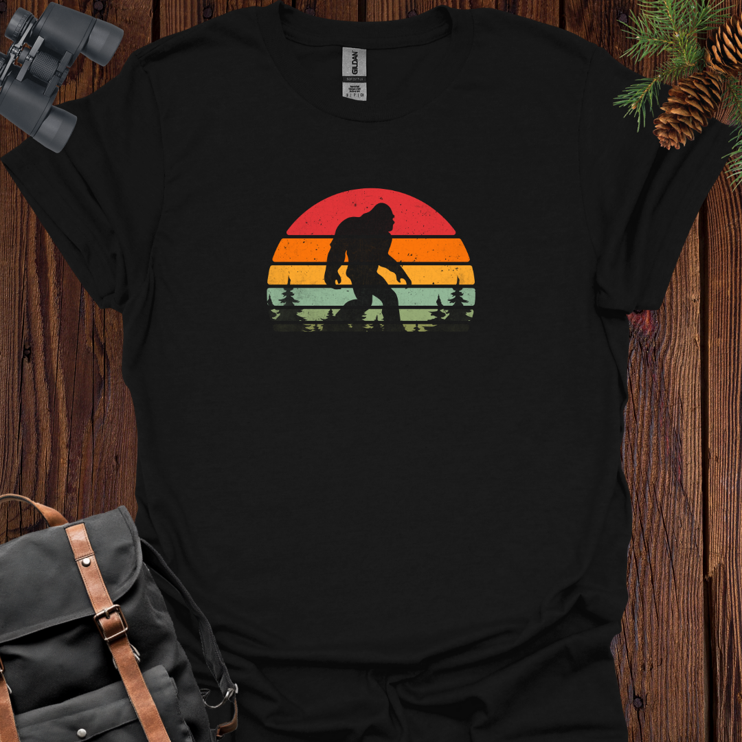 Sasquatch Retro Sunset