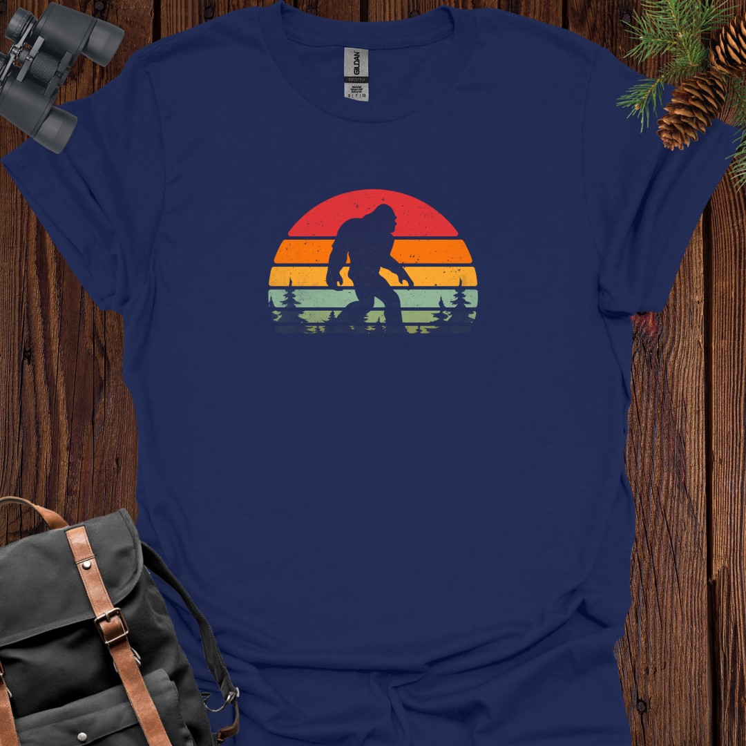 Sasquatch Retro Sunset