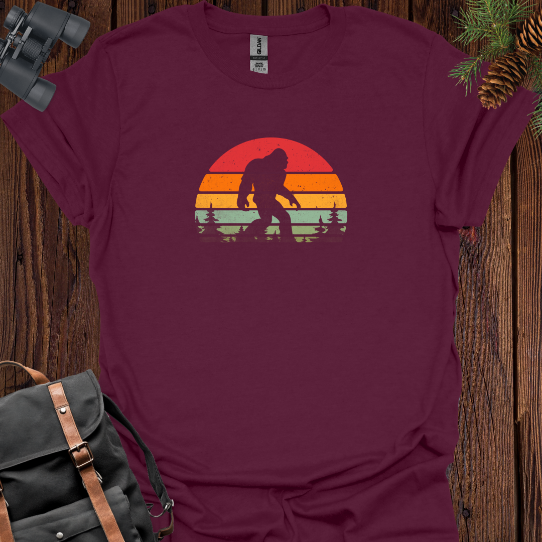 Sasquatch Retro Sunset