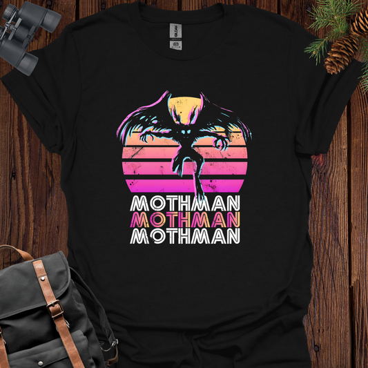 Mothman Synthwave Sunset