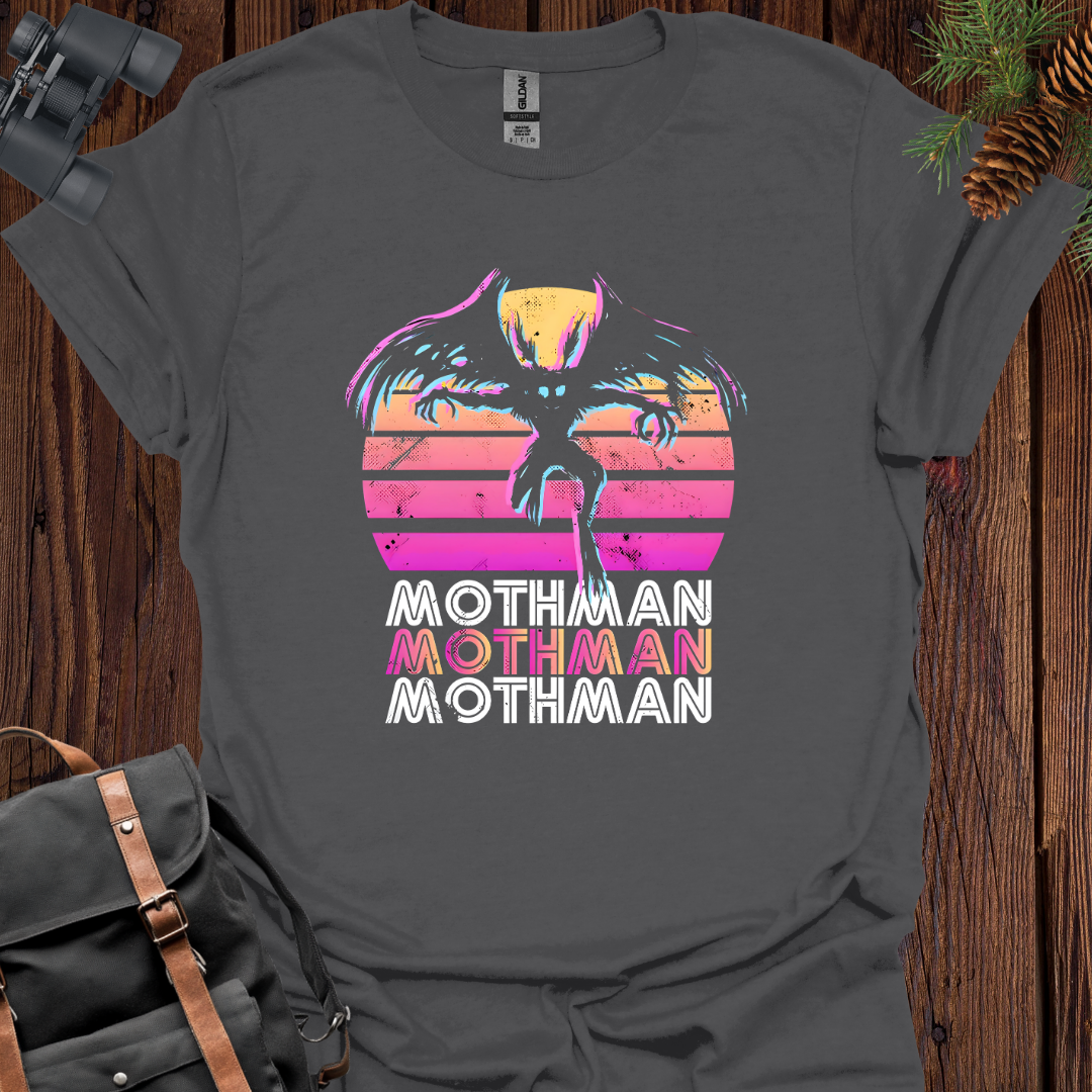 Mothman Synthwave Sunset