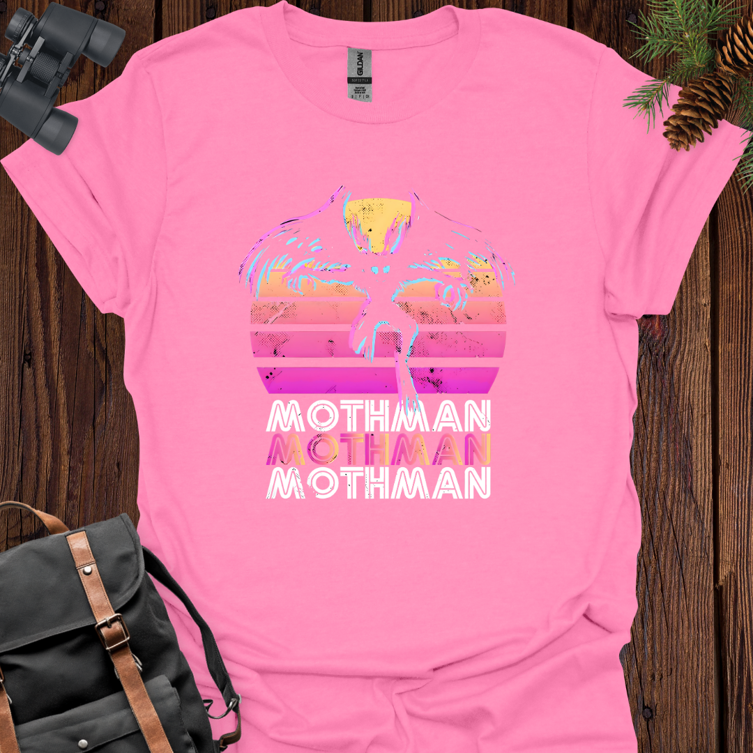 Mothman Synthwave Sunset