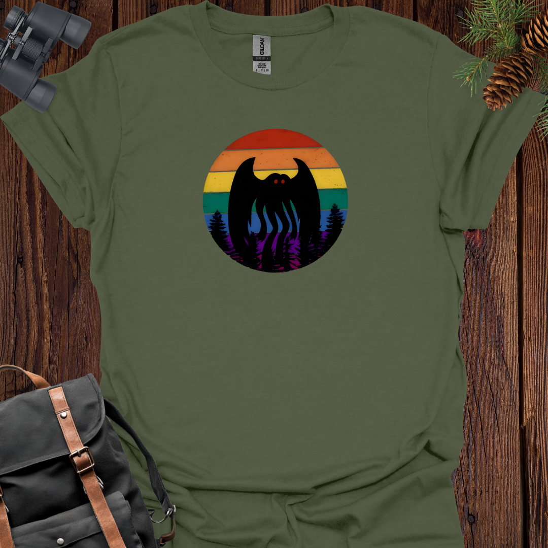 Mothman Retro Rainbow